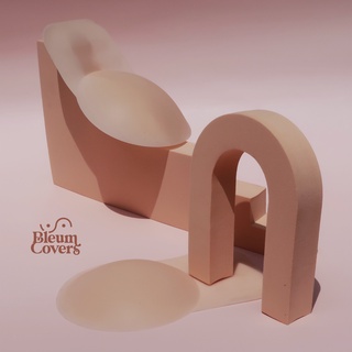 BLEUM COVERS LIFT SAND seamless reusable silicone nipple cover nipple pad nipple tape tapies