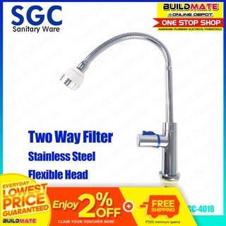 S.G.C. Top Mount Kitchen Faucet with Flexible Head S.G.C.-4018 •BUILDMATE•