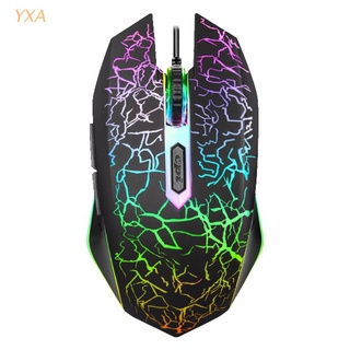 YXA Wired Gaming Mouse RGB LED Backlit Mice Windows PC Gaming USB Optical Computer Mice Ergonomic Gamer Mouse