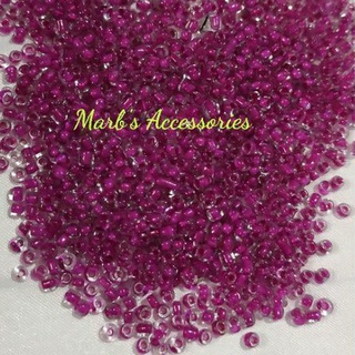 SEED BEADS TRANSPARENT 3MM