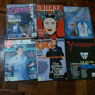 ✿Assorted Travel and Golf Magazines old issues Preloved