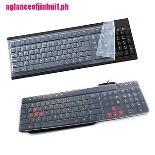 [72AGPH]New 1PC Universal Silicone Desktop Computer Keyboard Cover Skin Protector Film Cover