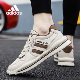Adidas Sports Shoes Simple Fashion Youth Comfortable Non-slip Male Large Size Lightweight Outdoor Casual Shoes Youth Fashion Breathable Low-cut Lace-up Student Shoes 39-44