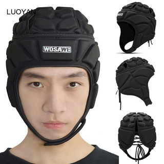 Soccer Football Goalkeeper Helmet Cap Rugby Headguard Roller Hat Protector LUOYAN 105