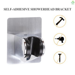 90°Rotate Shower Head Holder Adjustable Self-Adhesive Shower Arm Mount Handheld Shower Holders Wall Mounted Showerhead & Bidet Sprayer Bracket Replacement for Bathroom Bathtub