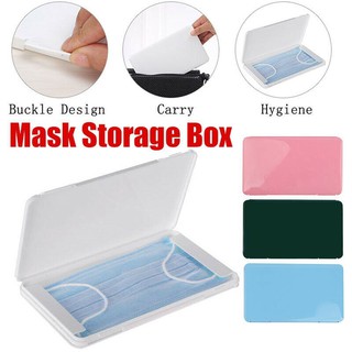 【hooray】Portable Face Mask Storage Case Dustproof Carry Box Masks Container Protective #HL0102#