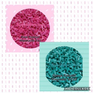 Sprinkles Edible Fishtail Mermaids tail Dragees Candy (1)