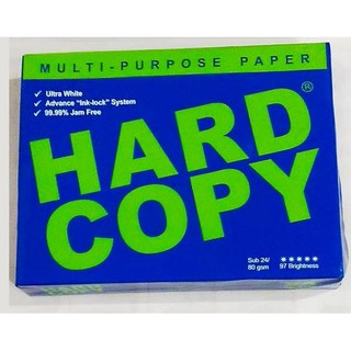 HARD COPY short Subs 24 / 80 gsm Multi - purpose paper , copy paper , bond paper ,letter size