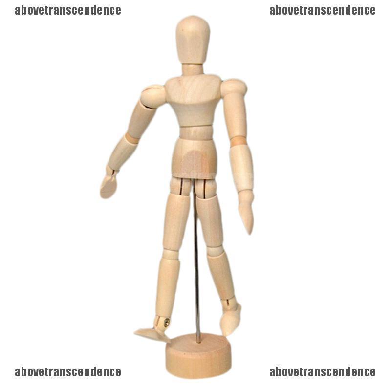 5.5" Drawing Model Wooden Human Male Manikin Blockhead Jointed Mannequin Pupp (1)