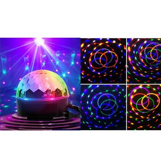 Disco Light w/ MP3 Music Remote Control 9 Colors LED Party Lights DJ Sound Activated Rotating Lights (7)