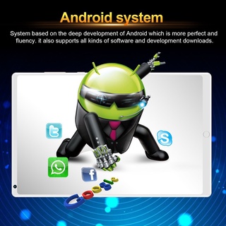 【Big Sale】VIV0 Android 10.0 Tablet 10inch HD Screen 12GB+512GB WiFi GPS PC Dual SIM 5G Student COD (8)