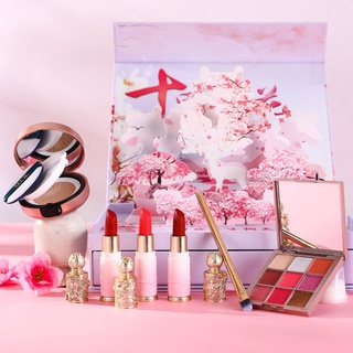 ✾▫Tanabata Valentine s Day Gift Makeup Gift Box Lipstick Eyeshadow Cushion Full Set Of Cosmetics For