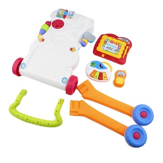 Baby Walker Sits Upright with music adjustable speed Trolley Anti-Rollover baby early education toy (1)