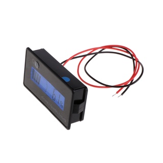 PCF* 8-70V Blue LCD Lead Acid Lithium Battery Capacity Indicator Digital Voltmeter Tester