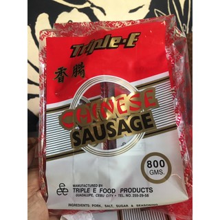 Triple-E Triple E Chinese Sausage 800grams. Enjoy the Cashback, Discount and Free Shipping