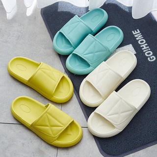 Japan muffin thick bottom add sandals and slippers bathroom bathroom bedroom non-slip ultra-light (3)