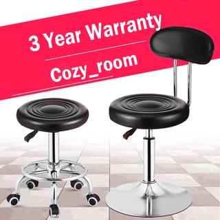 【1 Year Warranty】Hydraulic Stool Chair Round Adjustable Stool For Office & SPA Stylist Style