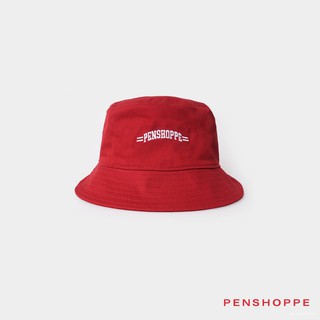 Penshoppe Men's Bucket Hat With Embroidery (Maroon)