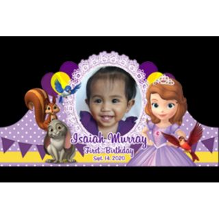 Sofia the first theme customized partyhat