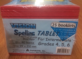 Spelling Booklet for Grade 4,5,6 (9)