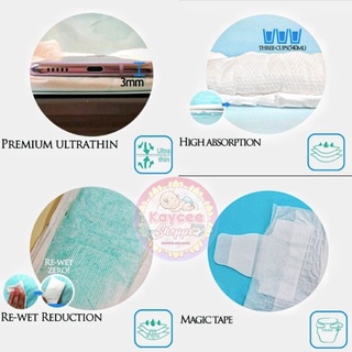 Large Magic Tape Nestobaba Alloves Korean Ultra thin Diaper 50 pcs (2)