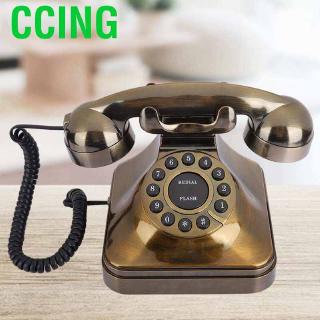 ❤❤ CCING WX-3011# Antique Bronze Telephone Vintage Landline Phone Desktop Caller Home Office★