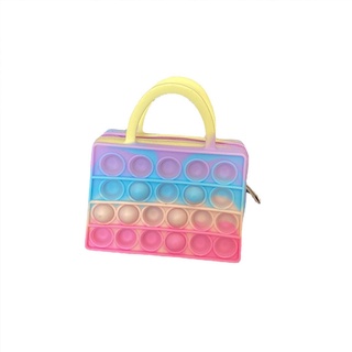 BRAINPOPS LASTMOUSE LOST Pop It Popit Handbag Push Bubble Fun Fidget Toys Stress Reliever Handle Bags (2)