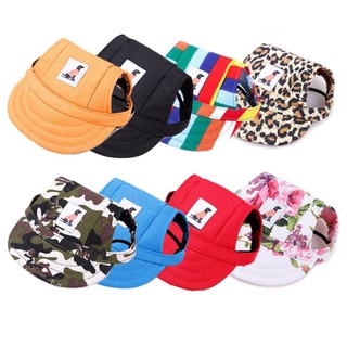 1PCS Summer Pet Dog Hat Cap Outdoor Dog Baseball Cap Canvas Small Dog Sunscreen Accessories Fashion (6)