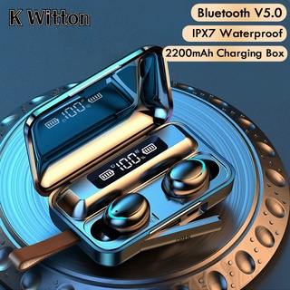 K Witton F9Mini Smart Touch TWS Wireless Earphones Bluetooth Earphone with Power pank Bluetooth i12