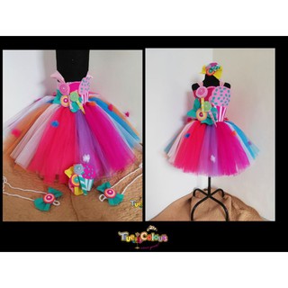Candyland Inspired tutu dress for kids 1-7yo