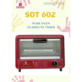∈Standard Oven Toaster SOT 602 Red