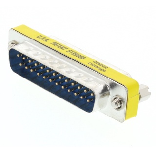 High cost performance DB25 D-Sub 25pin Connectors Mini Gender Changer Adapter RS232 Serial