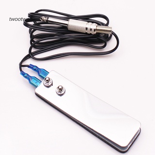 TT Stainless Steel Tattoo Foot Pedal Switch Mic Plug Machine Hook Line Accessories