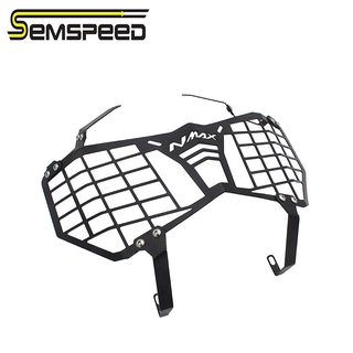 NMAX Motorcycle Headlight Headlamp Grille Shield Protector Guard Cover For Yamaha NMAX125 NMAX155 2020 2021