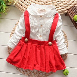 Modern Baby Girl Dress Princess Skirts Pleated Party Dresses