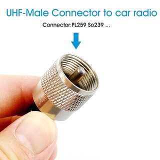 PL259 Antenna Connector Coaxial Extend Cord Cable SO239 5M 16ft UHF for Car Radio Walkie Talkie MP320 MP9000 KT-8900 KT-8900R