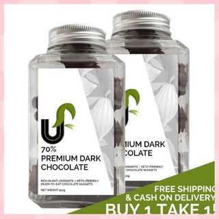 【Available】BUY 1 TAKE 1 -70% Premium Dark Chocolate 2 x 150g (Ready-to-Eat & Keto-friendly)