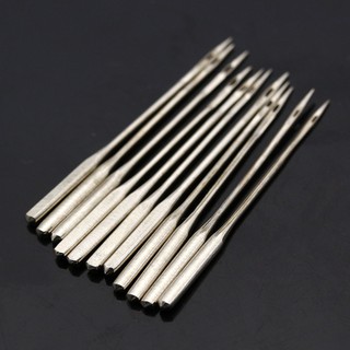 10X Lots Craft Sewing Machine Threading Metal Needles Home Model9 11 12 14 16 18