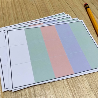 50 Sheets Montessori Mathematics Stamp Game Operations Equation Graph Paper