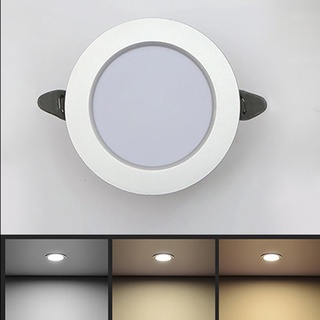 Movall LED Downlight Recessed Pin Lights Panel Ceiling Light, 3 Color Temperature