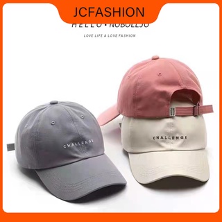 Jc Letter embroidered soft top curved brim baseball cap men's outdoor leisure Women's sunscreen hat