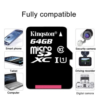 Kingston flash Memory Card 128GB 64GB 32GB 16GB Micro sd card Class10 UHS-1 8G C4 Microsd TF/SD Card (5)