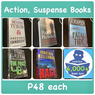 Preloved Books of Suspense, Action from Various Authors A2 (1)