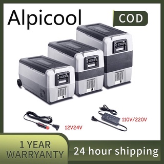 36/50/60L ACDC12/24v Alpicool Portable Camping Picnic OutdoorCar Auto Refrigerator Deep Freezer (1)