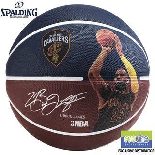 SPALDING NBA Player Lebron James Original Outdoor Basketball Size 7