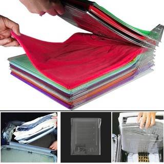 [COD] Clothing folding board Storage rack Folding organizer stacking shirts T-shirts clothes Board
