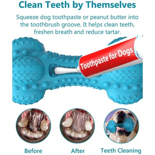Rubber Dog Chew Toys Dog Toothbrush Teeth Cleaning Kong Dog Toy Pet Toothbrushes Brushing Stick Pet (4)