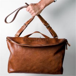 Ekphero Men Handbag Casual Multifunction Foldable Solid Crossbody Bag (6)