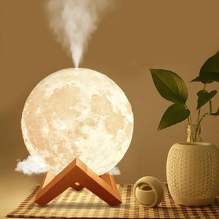 3D Moon Led Night Light Cup Humidifier Lunar Touch Moonlight Lamp USB Air Aroma Diffuser Best Gift