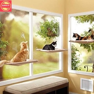 Cute Pet Cat Hammock Beds Bearing 20kg Cat Shelf Window Perch Window Mounted Cat Bed